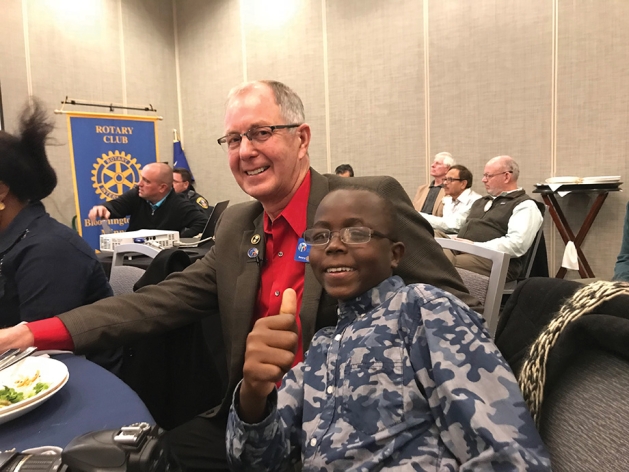 Rotarian Honored for Work To Eradicate Polio