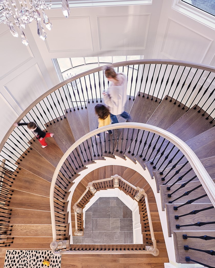 Grand Staircase in Prior Lake Home