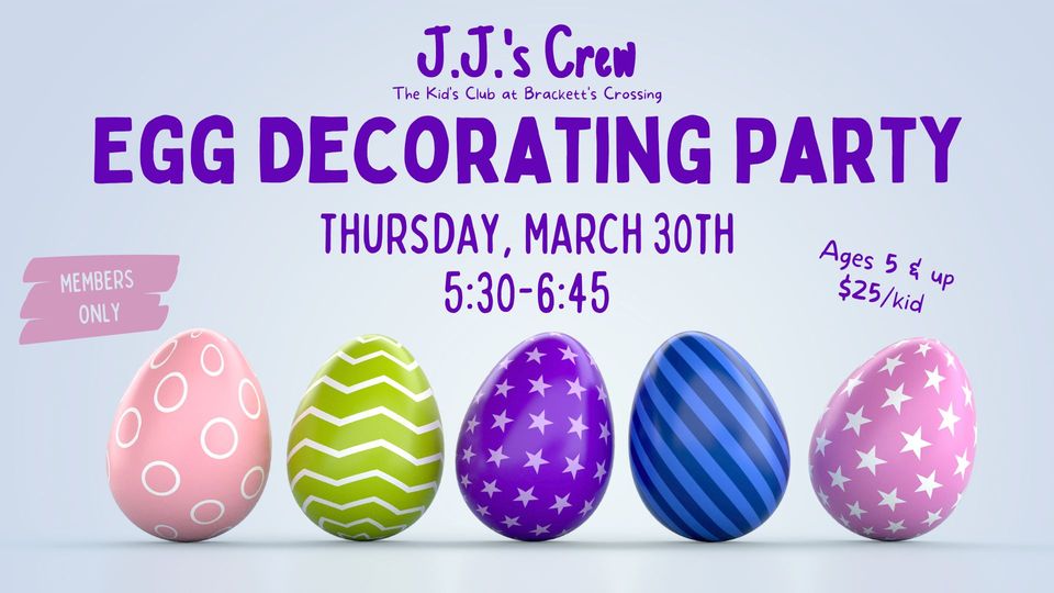Kid's Egg Decorating Party