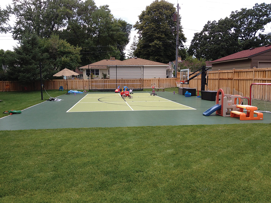 Athletic Court by Millz House