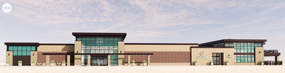 Lunds & Byerlys’ newest store in Apple Valley is scheduled to open in September and will include two levels of indoor and outdoor seating.