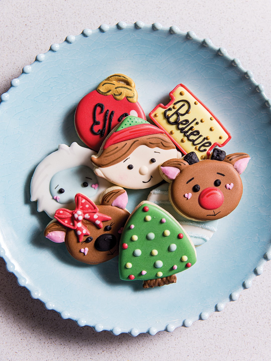 Cookies & More By Lisa Plate of Christmas Cookies