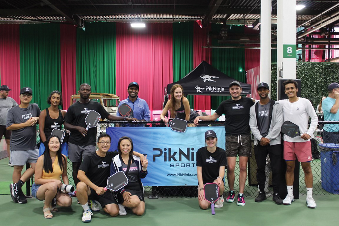A team from PikNinja Sports helped raise money and awareness for Myasthenia gravis, a condition that causes muscle weakness and fatigue, at Pickling for a Prayer in 2023. PikNinja created a limited edition paddle for the event, and donated $10 from each paddle sale.