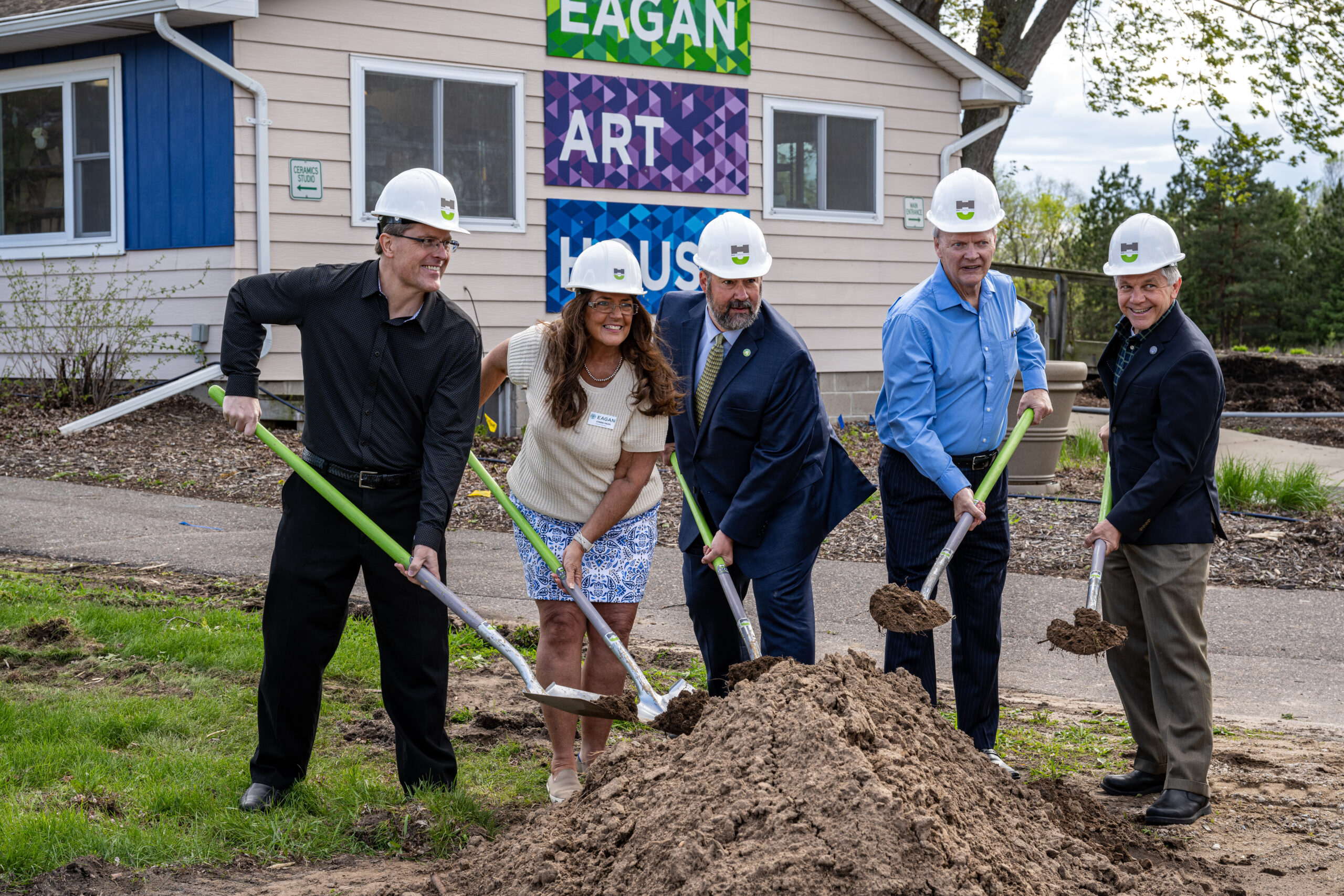 May 7 groundbreaking at the Eagan Art House.