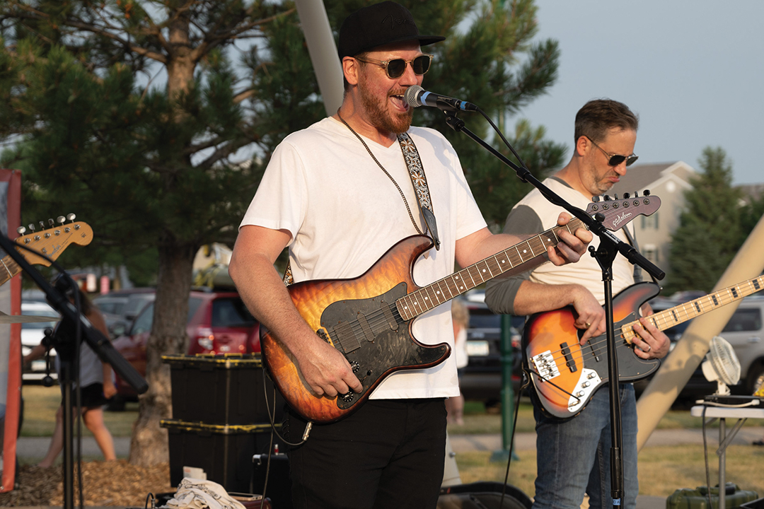 The Alex Rossi Band performs at Music in Kelley Park in 2023.