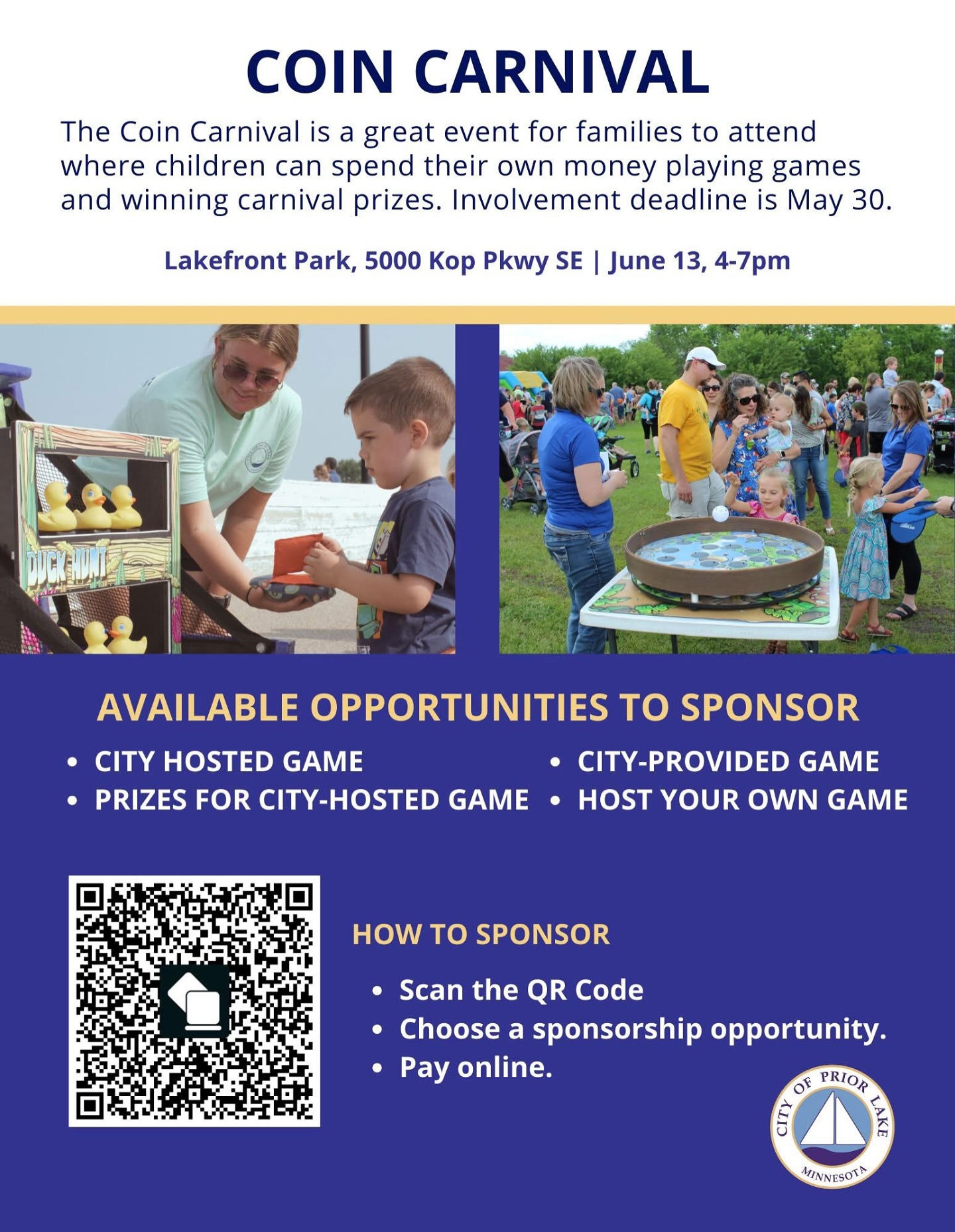 coin carnival prior lake 2025