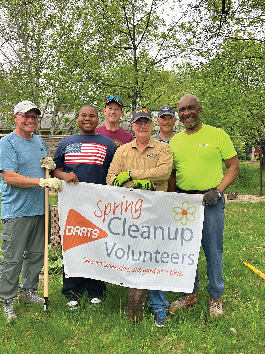 DARTS Spring Cleanup Volunteers