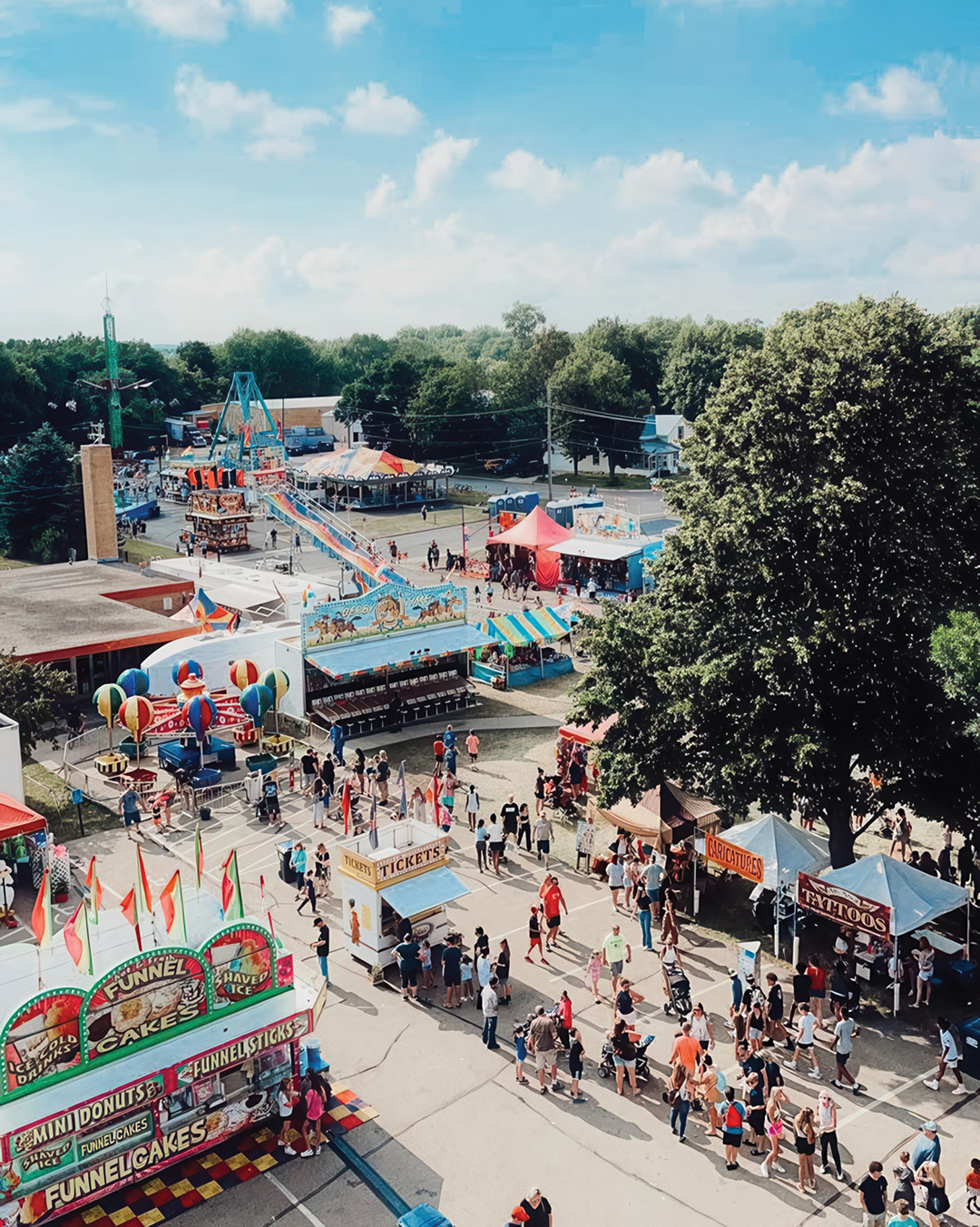 Aerial Shot of Lakeville's Pan-O-Prog