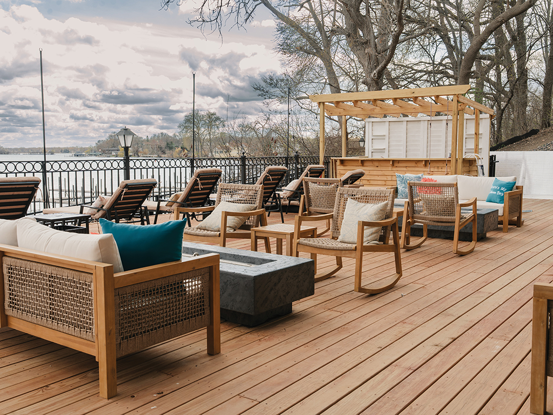 Deck at Shoreline Hotel