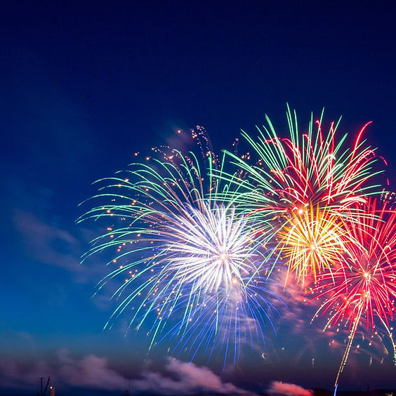 Colorful 4th of July Fireworks