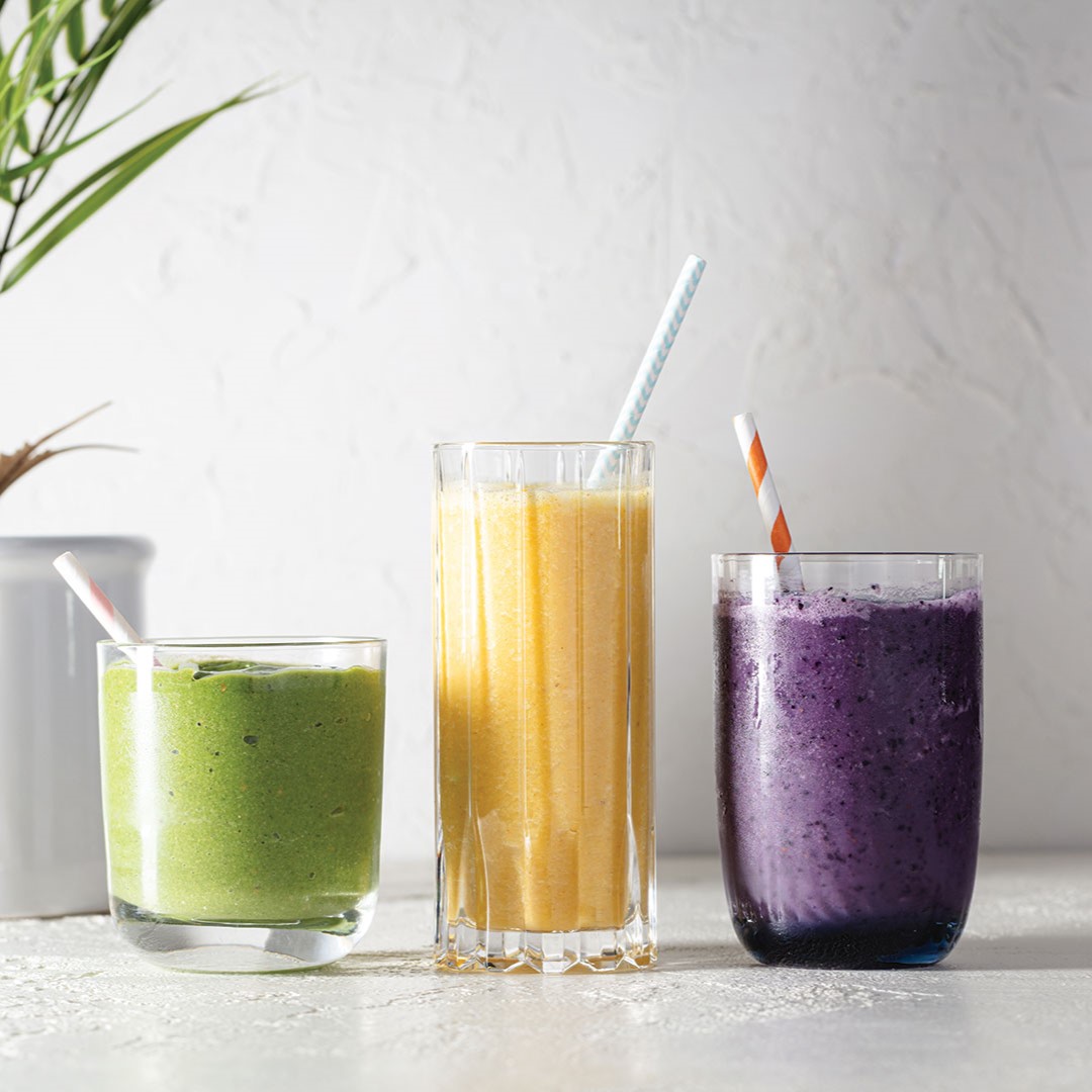 Three smoothies from Lunds & Byerlys