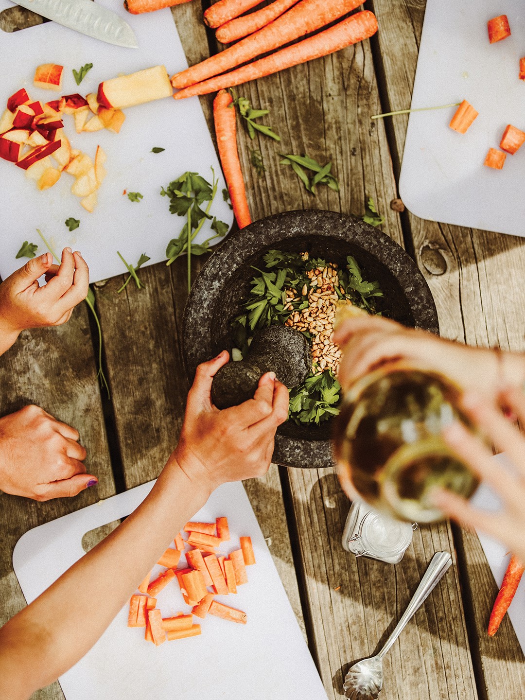 Lakeville chef Sarah Lang teaches children how to make food from cultures around the world, which inspired her to write The Passport to Cooking Cookbook.