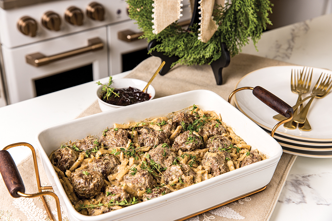 Swedish Meatballs With Egg Noodles