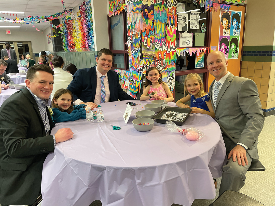 Fathers and daughters at the Dance with Me Ball