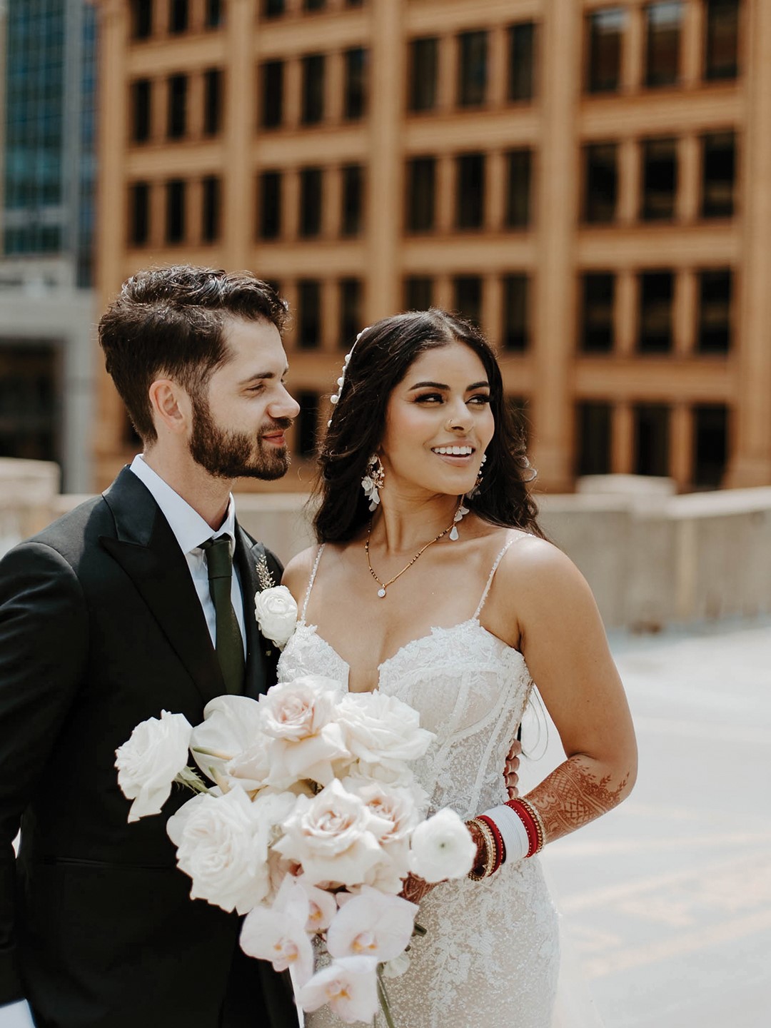 The couple met as students at Prior Lake High School and married 12 years later in Minneapolis.