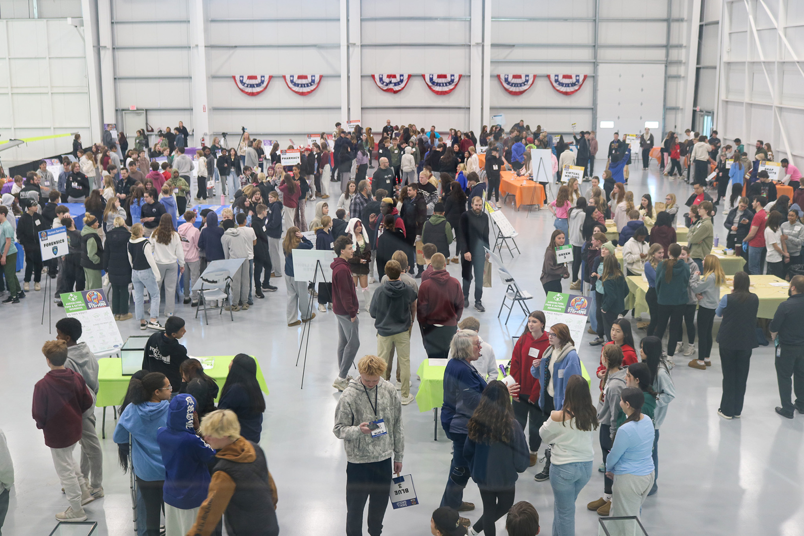 Lakeville students gathered at the Stepping into your Future event.