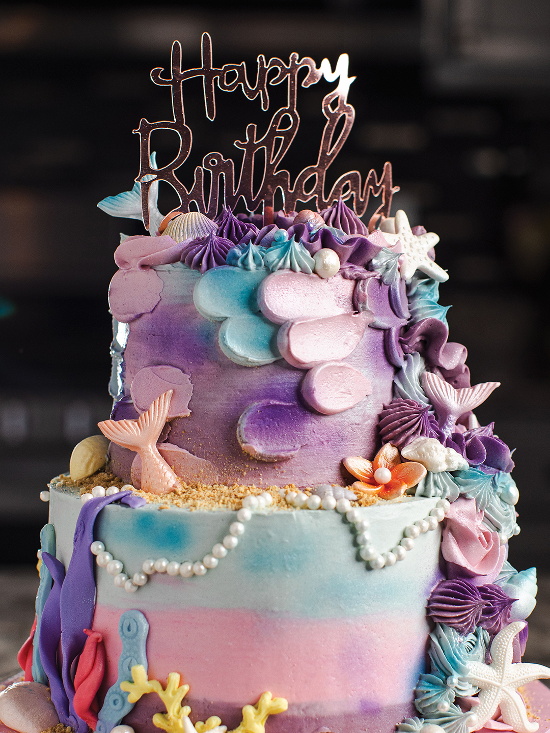 Rachel Max, owner of Rachel Bakes Cakes and a volunteer with For Goodness Cakes, creates themed cakes for birthdays, weddings and other celebrations. “It’s like art,” she says.