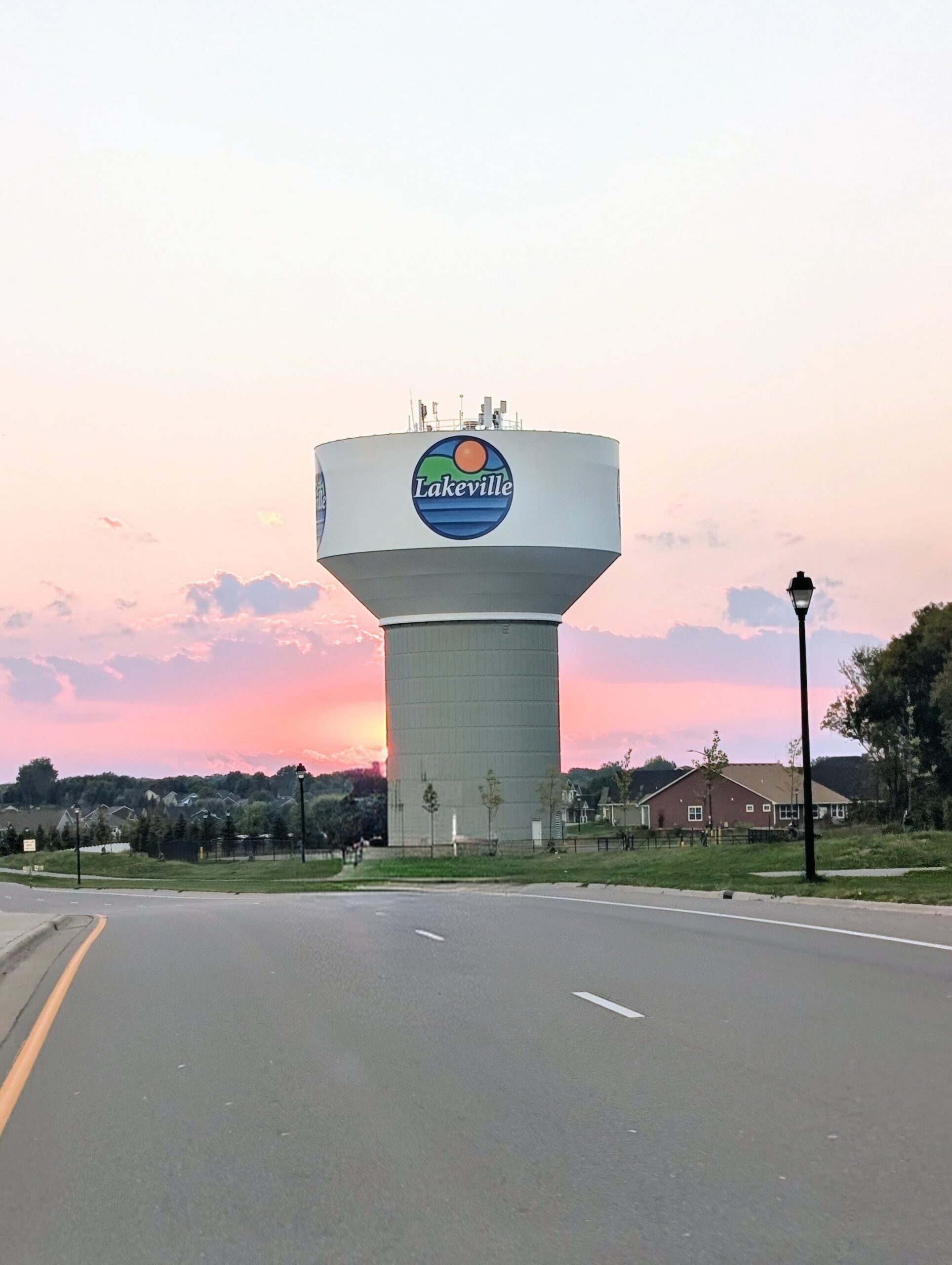 Lakeville at Sunset